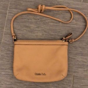 Calvin Klein leather bag measurements enclosed